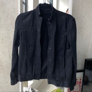 Helmut Lang stand-collar denim jacket (S)